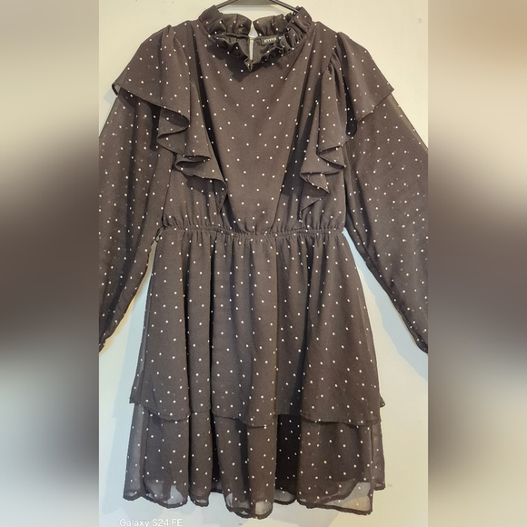 HYFVE Black Polka Dot Dress - Picture 2 of 8